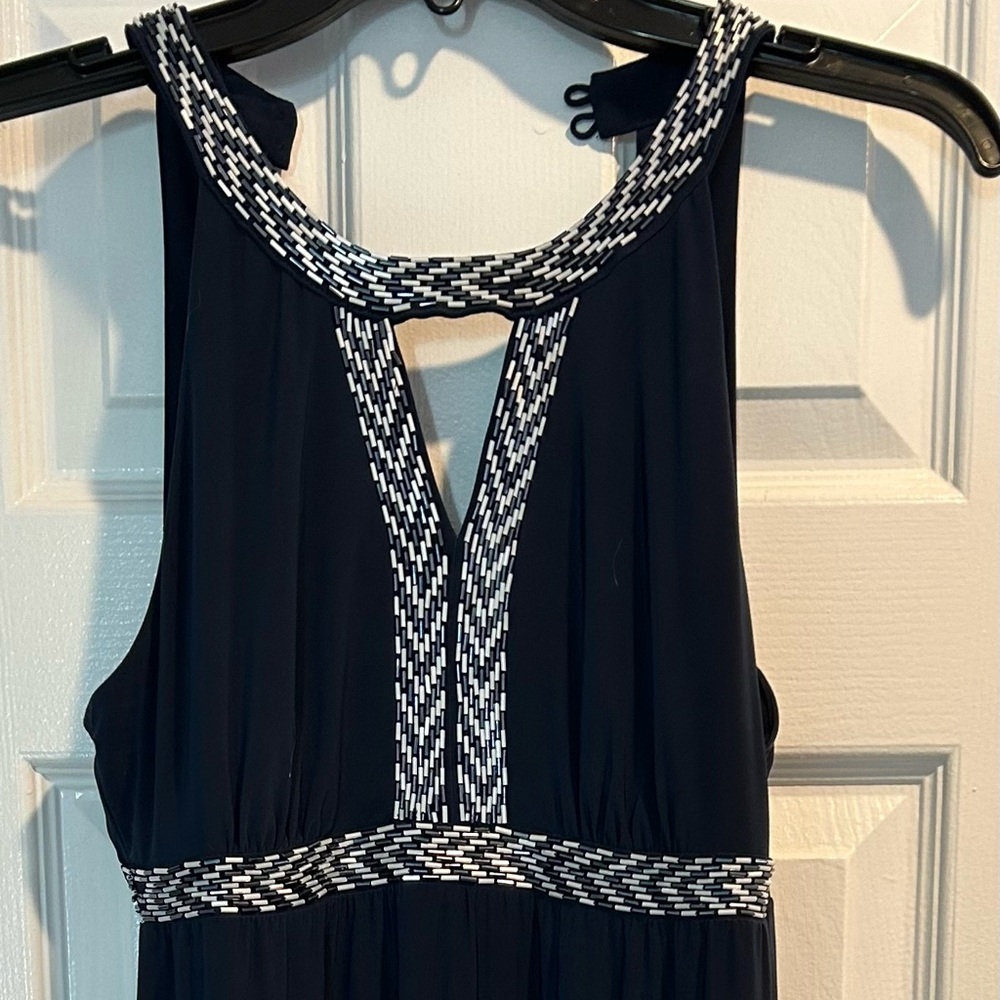 INC Maxi Navy Blue Dress